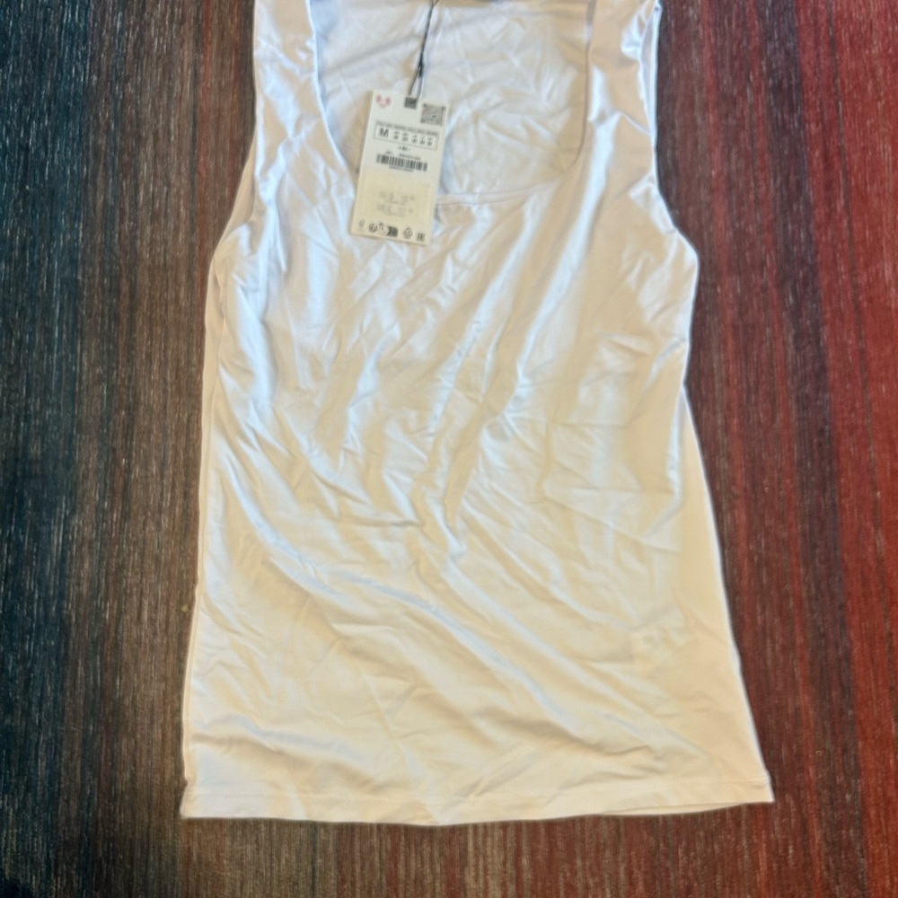Brand New with tags Zara Women's White Tank Top